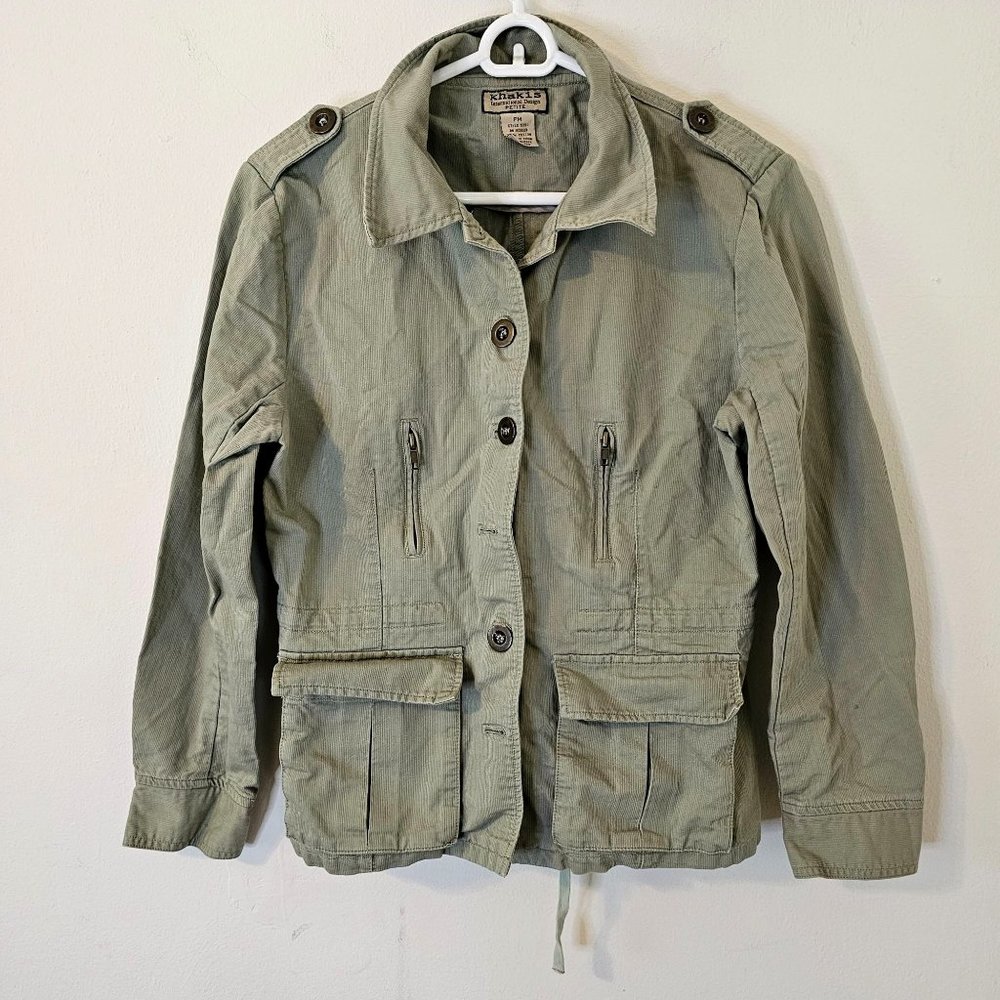 Women's Petite Medium Khakis International Design Jacket